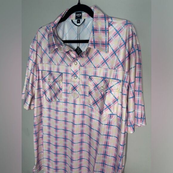 QED London Polo Style Shirt Size XL - Picture 3 of 7
